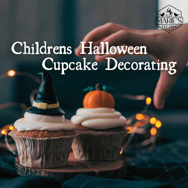Childrens Halloween Cupcake Decorating
